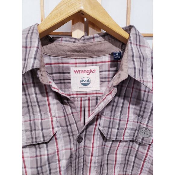 Wrangler Premium Quality Flannel Button Up Country Shirt Size XL 100% Cotton - Picture 2 of 11